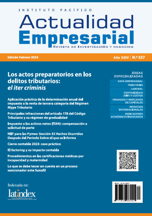 Análisis de informe de la Sunat