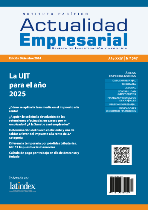 Determinación del nuevo coeficiente y uso de saldos a favor del impuesto a la renta de 3.a categoría