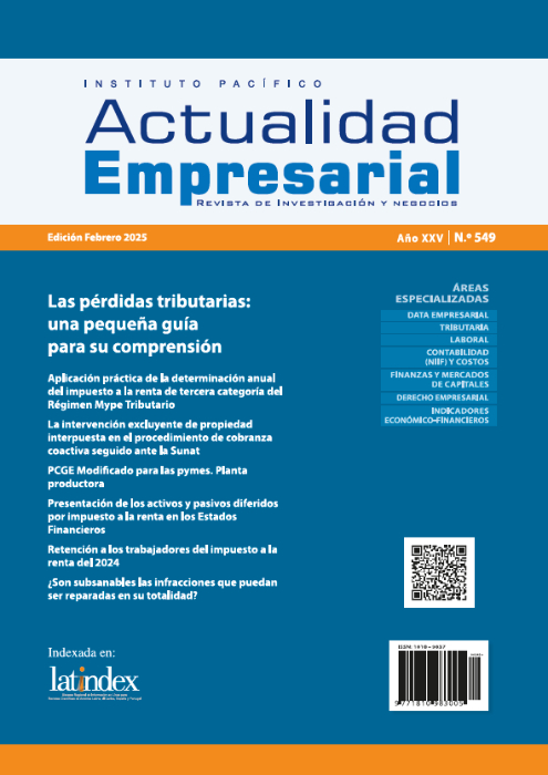 PCGE Modificado para las pymes. Planta productora