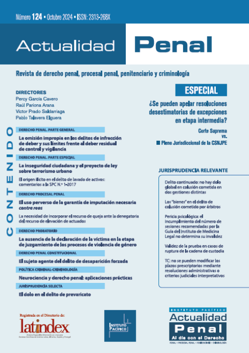 Validez de la prueba en casos de ruptura de la cadena de custodia