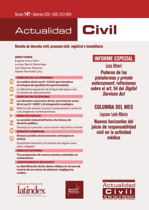 La deficiente regulación de la figura del apoyo y las facultades de representación en el marco del Decreto Legislativo N.º 1384.