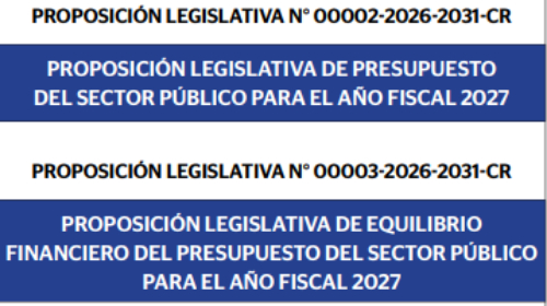 La propuesta del Presupuesto Público para el 2027 ascenderá a 266,506 millones de soles.