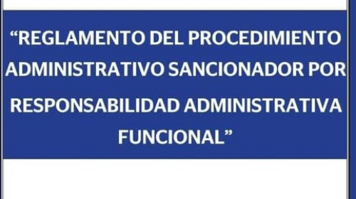 Modifican el Reglamento de Procedimiento Administrativo Sancionador por Responsabilidad Administrativa Funcional