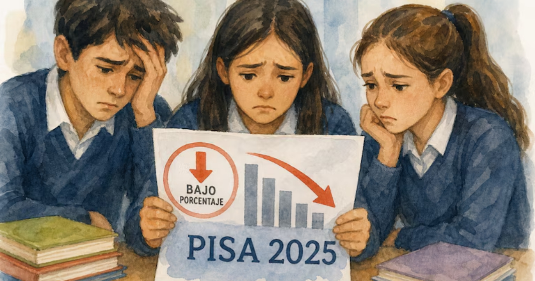 PISA 2025: Perú cae 9 puntos en Matemática y 7 de cada 10 estudiantes no alcanzan el nivel básico