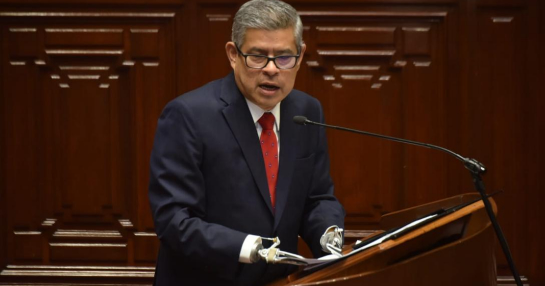 Luis Galarreta y su gabinete presentaron las políticas del gobierno ante la Cámara de Diputados