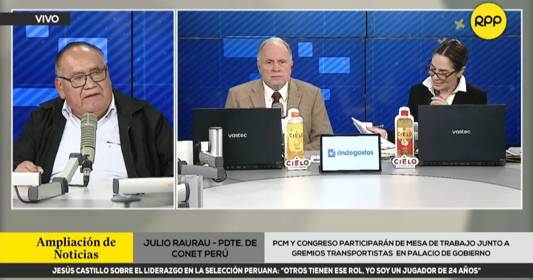 "Al Gobierno, se le ha ido de las manos la seguridad del país; estamos en guerra", aseguró Julio Rau Rau