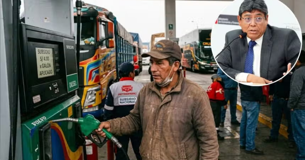 Elmer Cuba: subsidio de S/4 por galón de diésel para transporte de carga y pasajeros se aplicará en todo el Perú