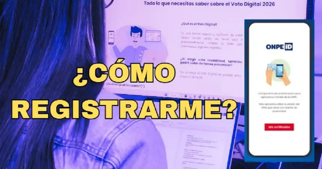 Voto digital 2026: guía paso a paso para registrarte en la web de la ONPE desde tu celular