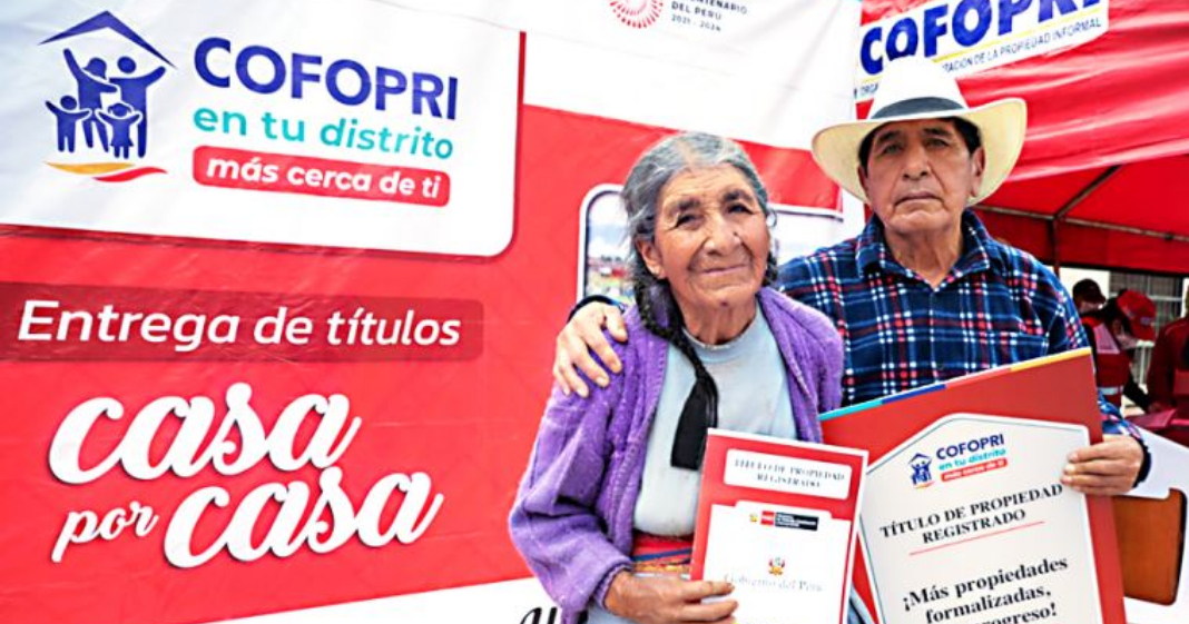 Drones e IA llegan a la formalización: Cofopri moderniza entrega legal de títulos para este año