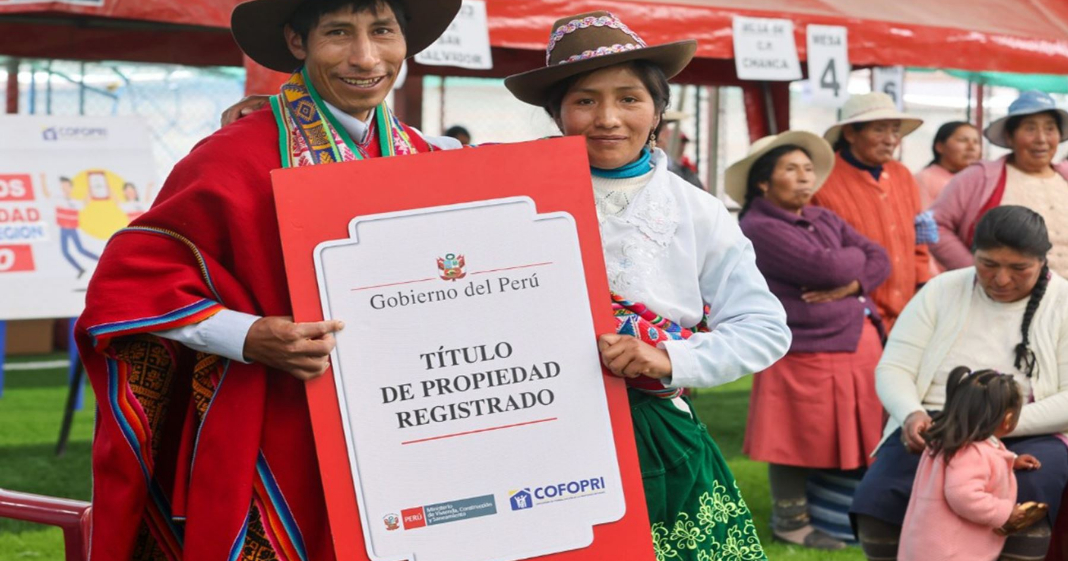 Cofopri inicia campaña de empadronamiento para formalizar 4,152 lotes urbanos