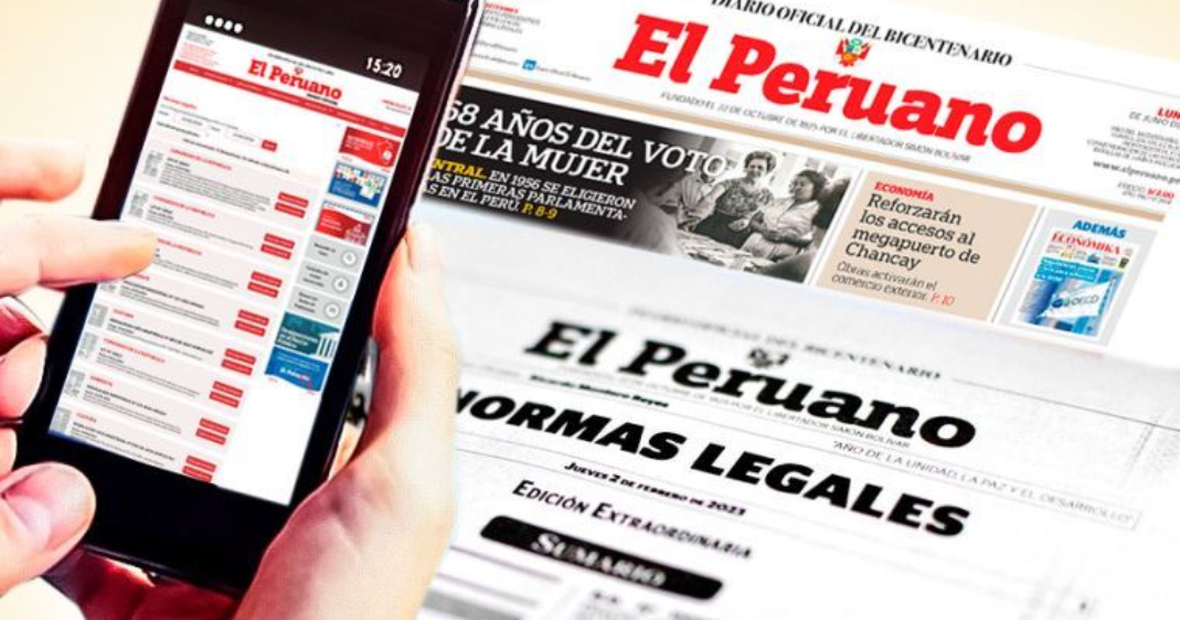 El Peruano te informa: consulta aquí las principales normas legales para hoy, lunes 26 de Octubre del 2026