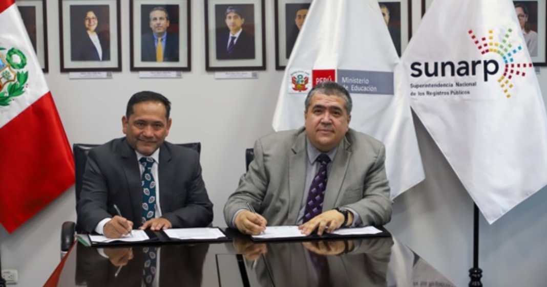 Más de 30 mil colegios requieren saneamiento: Sunarp y Minedu agilizarán los trámites registrales