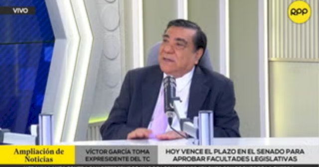 Víctor García Toma: "El Senado es un órgano de revisión y tiene la facultad de modificar la propuesta de la Cámara de Diputados"