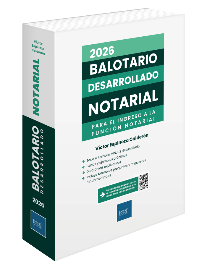 BALOTARIO DESARROLLADO NOTARIAL - PARA EL INGRESO A LA FUNCION NOTARIAL 2026