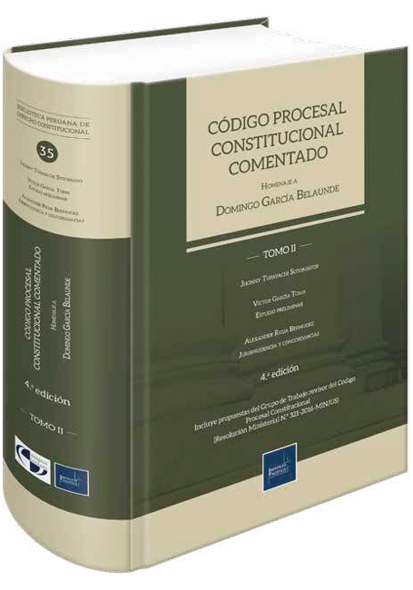 Portada de Código procesal constitucional comentado 2024. Tomo II