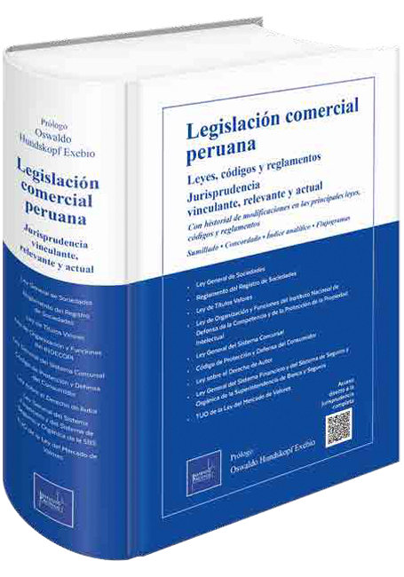 Portada de LEGISLACION COMERCIAL PERUANA