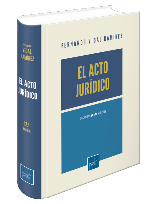 Portada de El acto jurídico 2024
