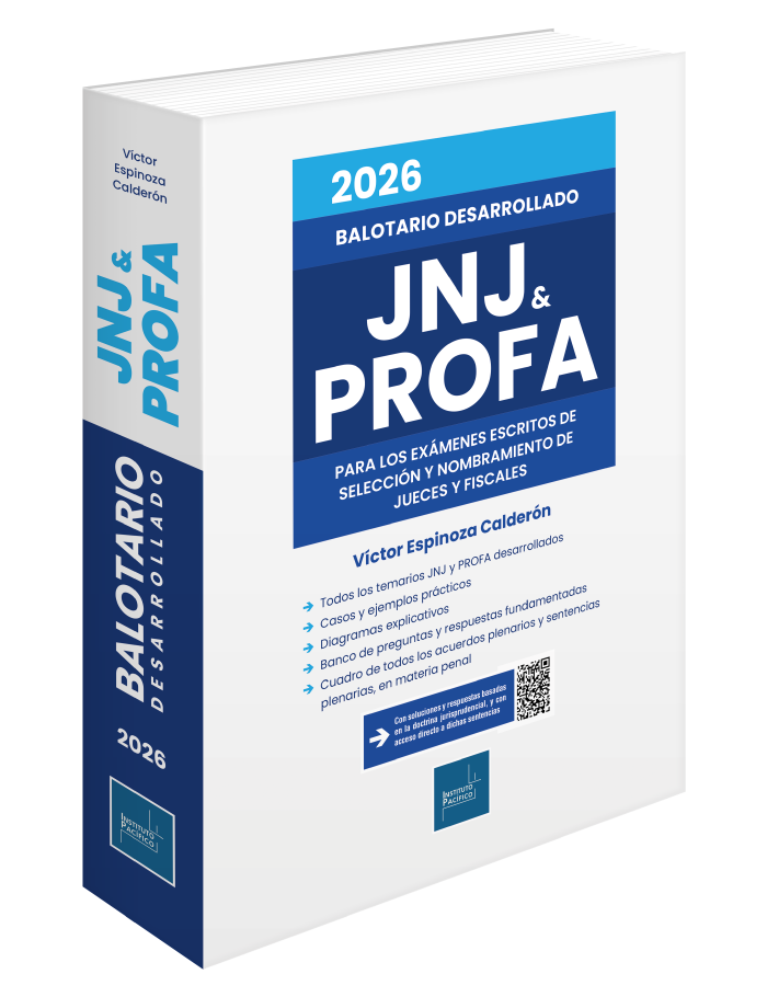 Portada de BALOTARIO DESARROLLADO JNJ & PROFA