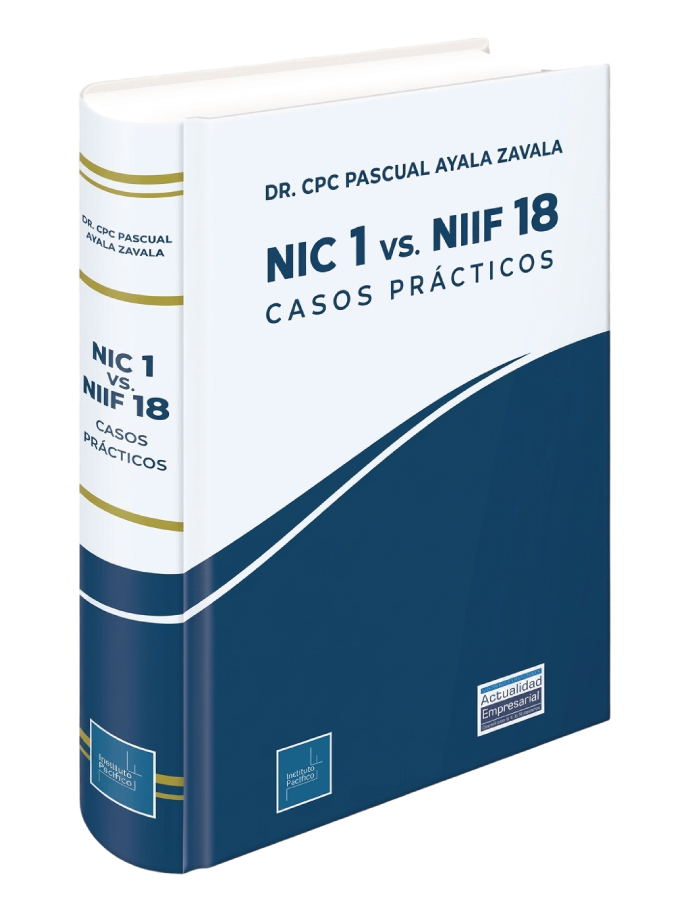 Portada de NIC 1 VS NIIF 18 CASOS PRACTICOS