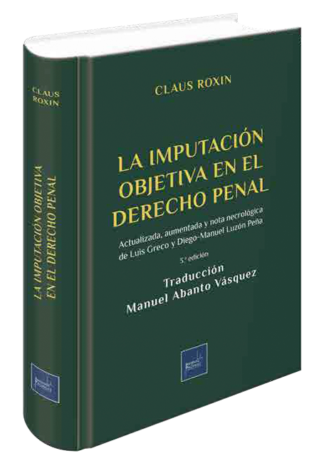Portada de La imputación objetiva en el derecho penal