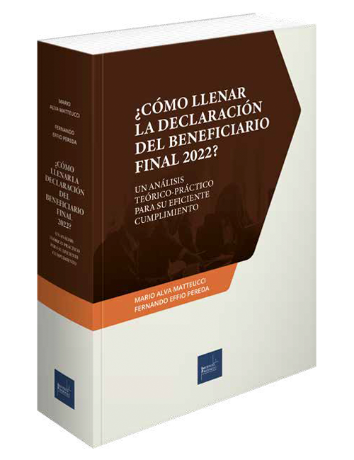 Portada de Como llenar la declaración del beneficiario final 2022
