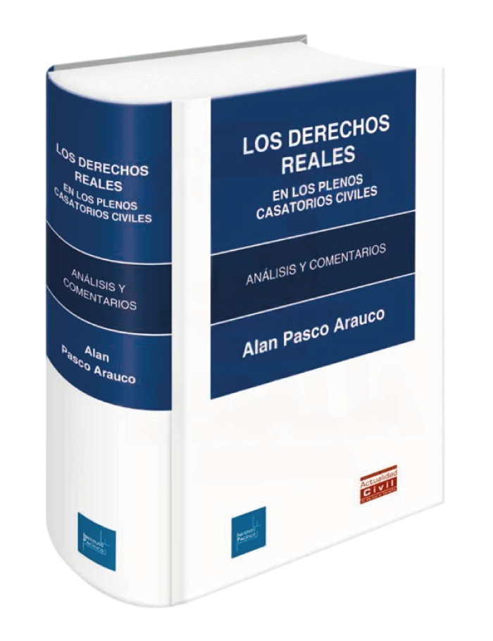 Portada de LOS DERECHOS REALES EN LOS PLENOS CASATORIOS CIVILES - ANALISIS Y COMENTARIOS