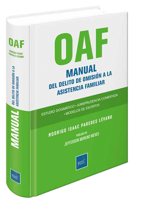 Portada de OAF - Manual del delito de omisión a la asistencia familiar