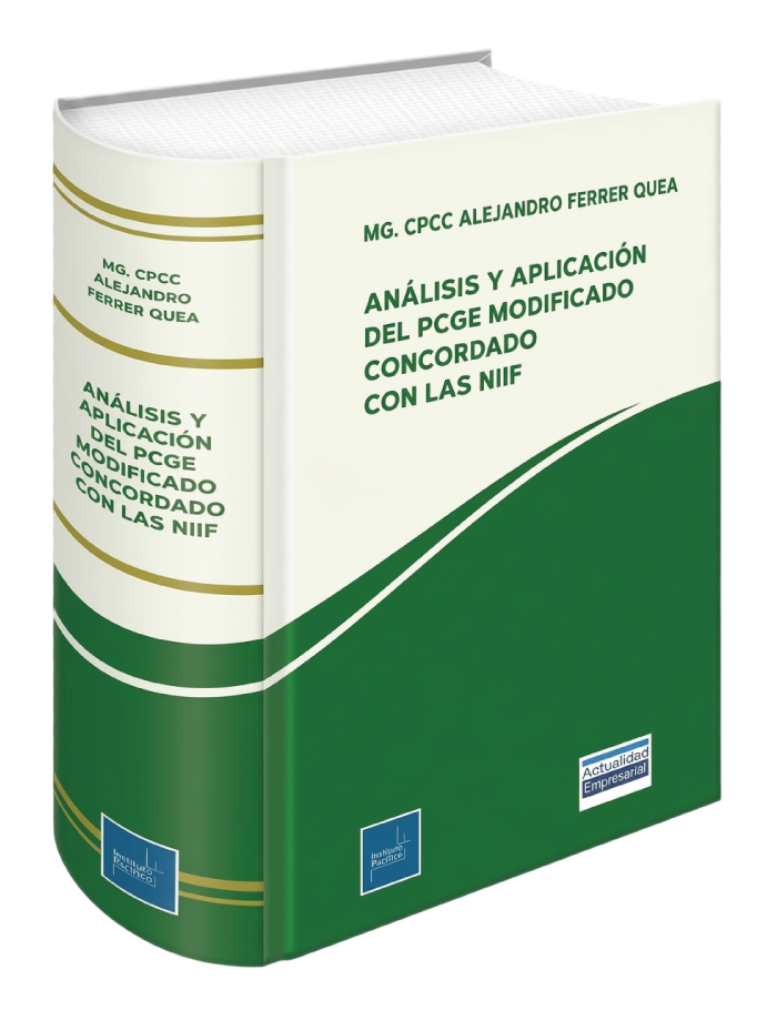 Portada de Análisis y aplicación del PCGE modificado concordado con las NIIF