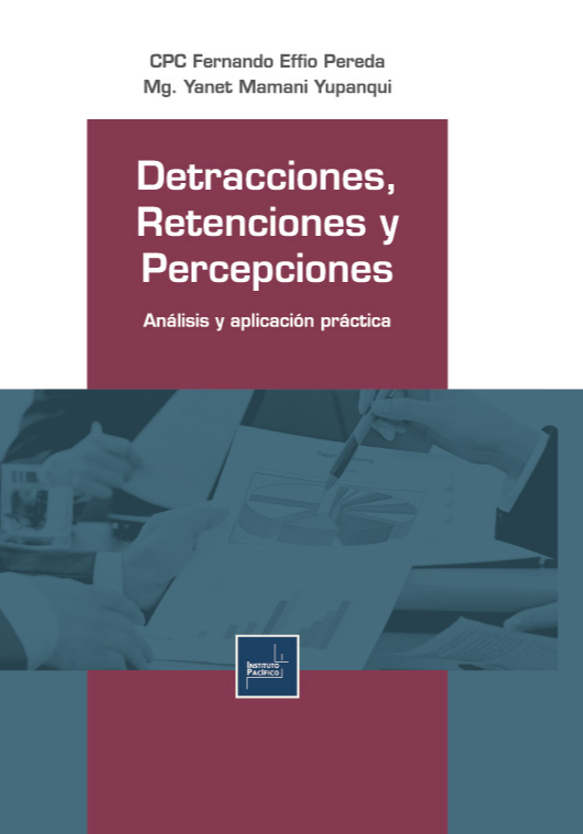 Portada de Detracciones, Retenciones y Percepciones, análisis y aplicación práctica